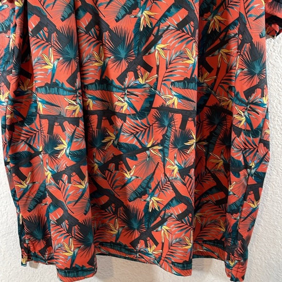 GRUNT STYLE RANGE PARADISE PATRIOTIC MEN’S AT EASE BUTTON DOWN SIZE 3XL - Picture 11 of 16